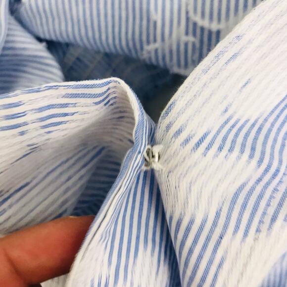 Banana Republic Floral Puff Sleeve Blouse Top Smart Prep Beach Clean Romantic, S - Picture 8 of 11